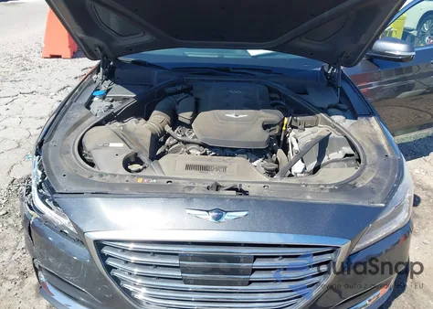 2018 Genesis G80 3.8 из США, поврежденный, VIN KMHGN4JEXJU277200